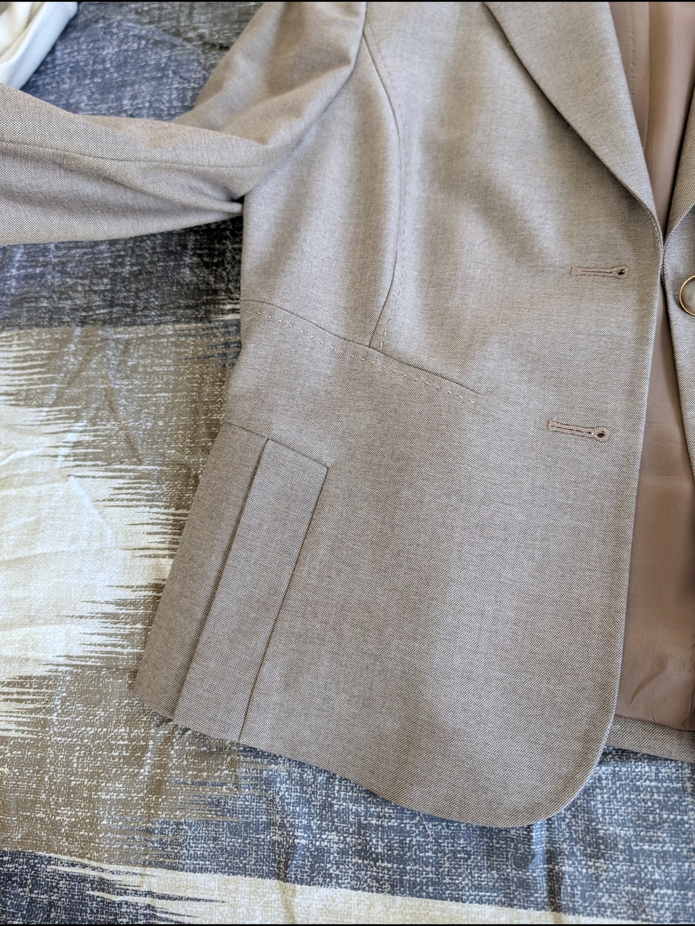 Antonio Melani Women's Taupe Tailored Blazer - Picture 4 of 6